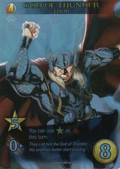 Marvel Legendary - Promo Card - God Of Thunder - Thor [Foil]